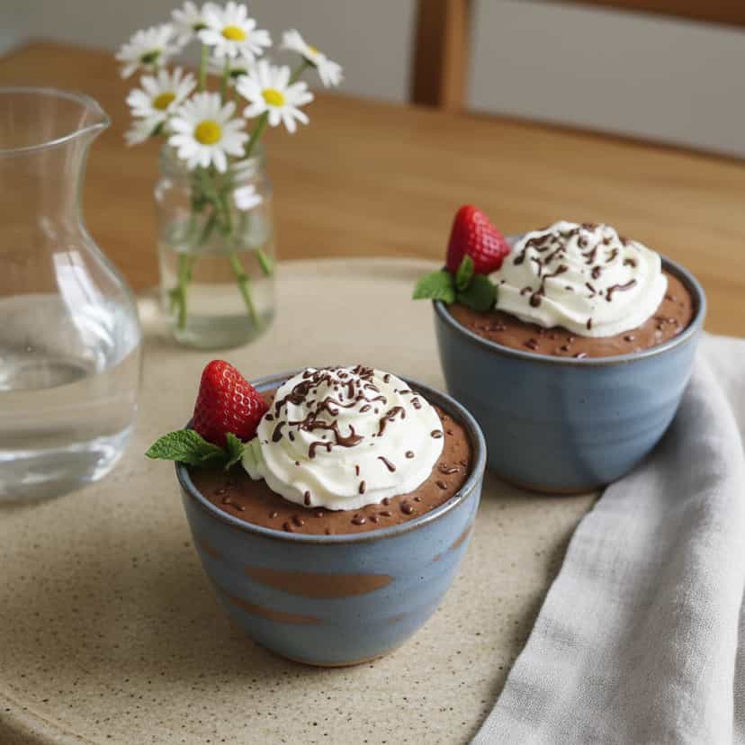 Foto deliciosa de Brigadeiro de Morango com Chantilly pronta para servir