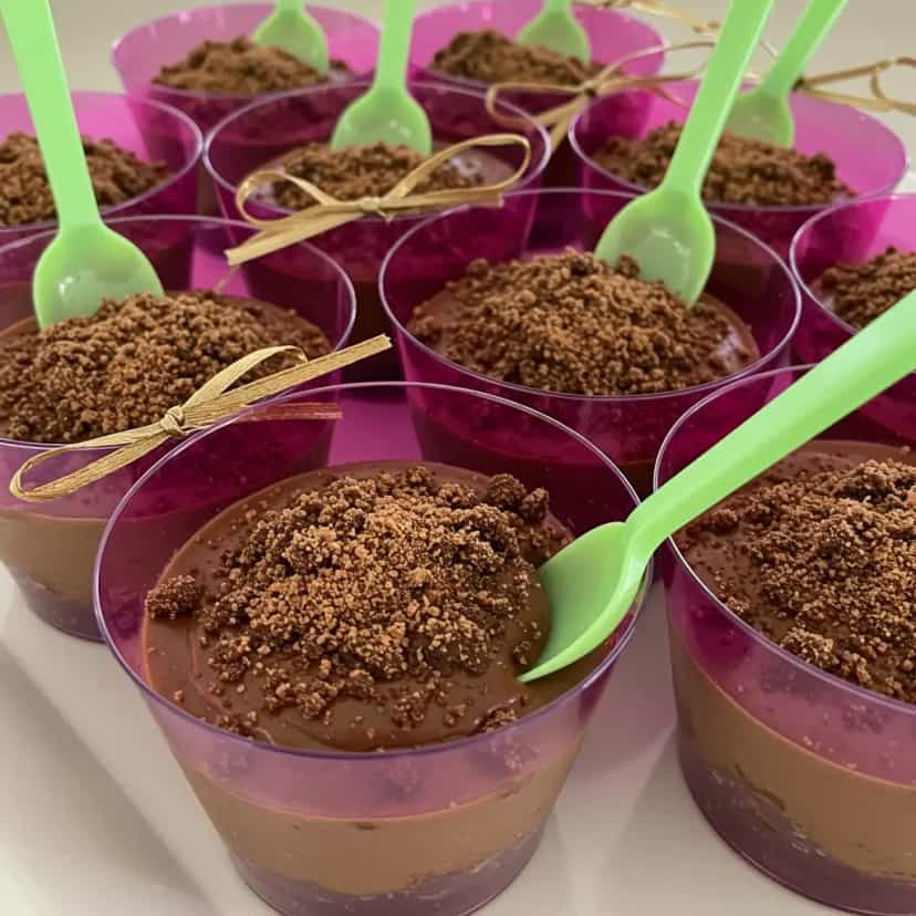Foto deliciosa de Brigadeiro de Ovomaltine pronta para servir - Sem Assar