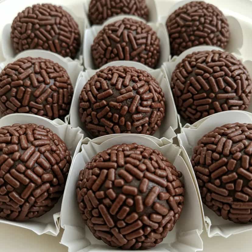 Foto deliciosa de Brigadeiro de Ovomaltine pronta para servir - Outras Receitas