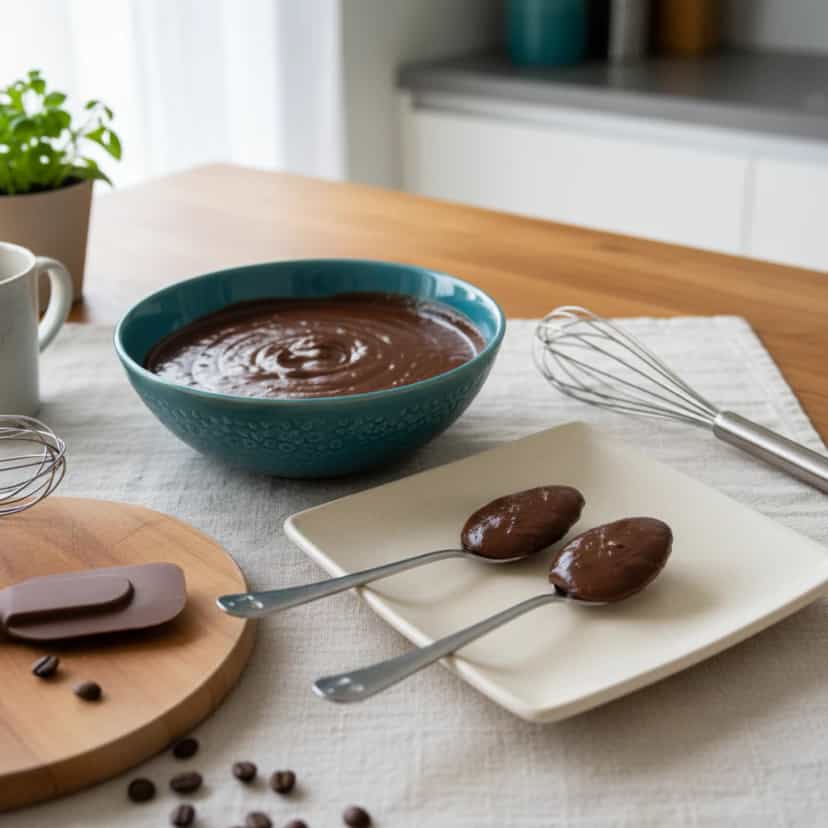 Foto deliciosa de Brigadeiro na Panela de Arroz pronta para servir - Outras Receitas