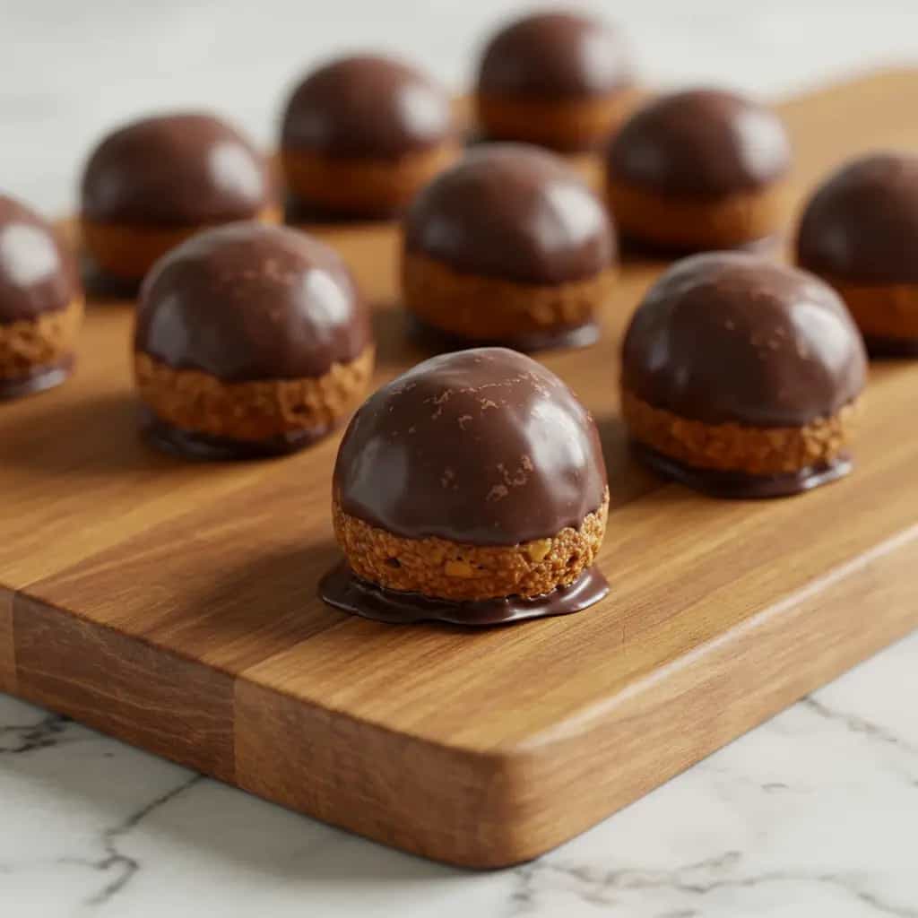 Brigadeiros de Bolo no Palito