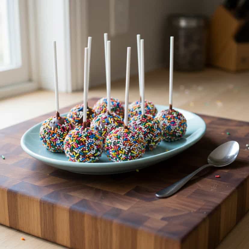 Foto deliciosa de Brigadeiros no Palito pronta para servir - Outras Receitas