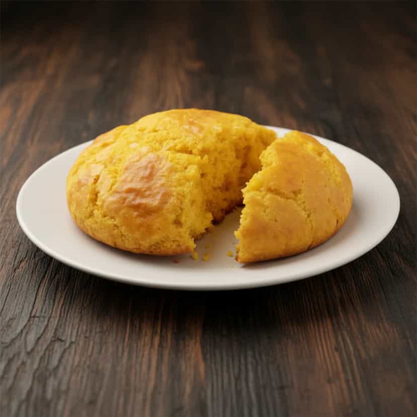 Foto deliciosa de Broa de Fubá Simples pronta para servir - Lanches de Padaria