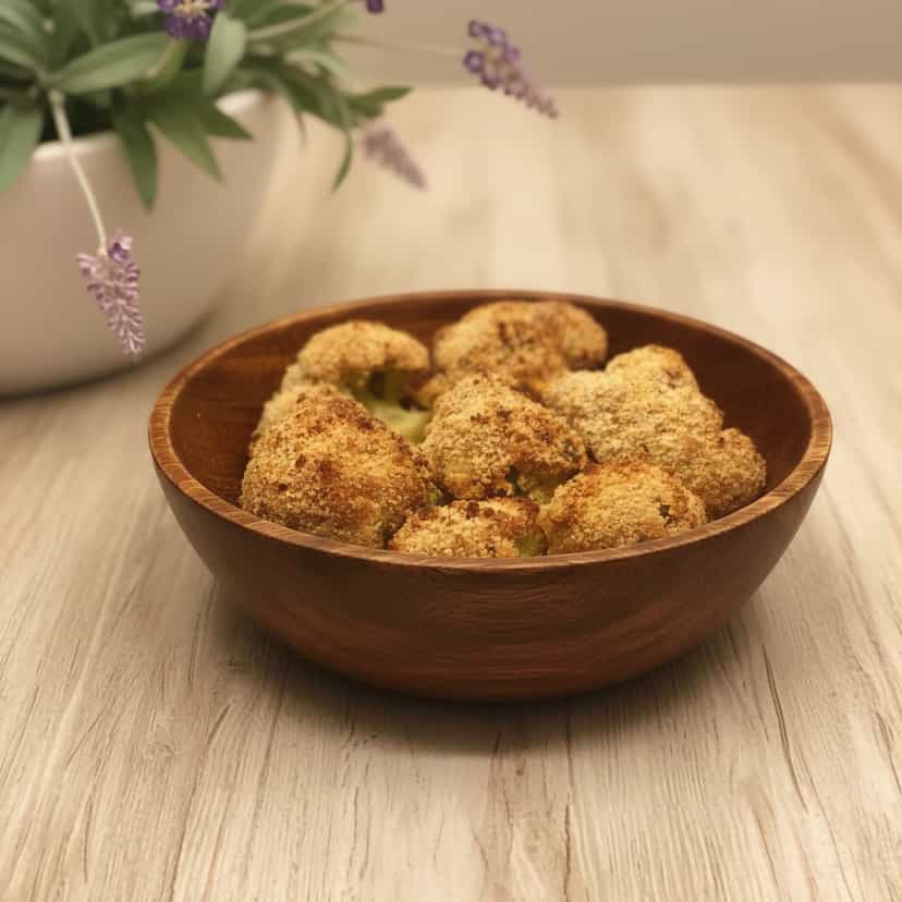 Foto deliciosa de Brócolis Empanado pronta para servir - Salgadinhos