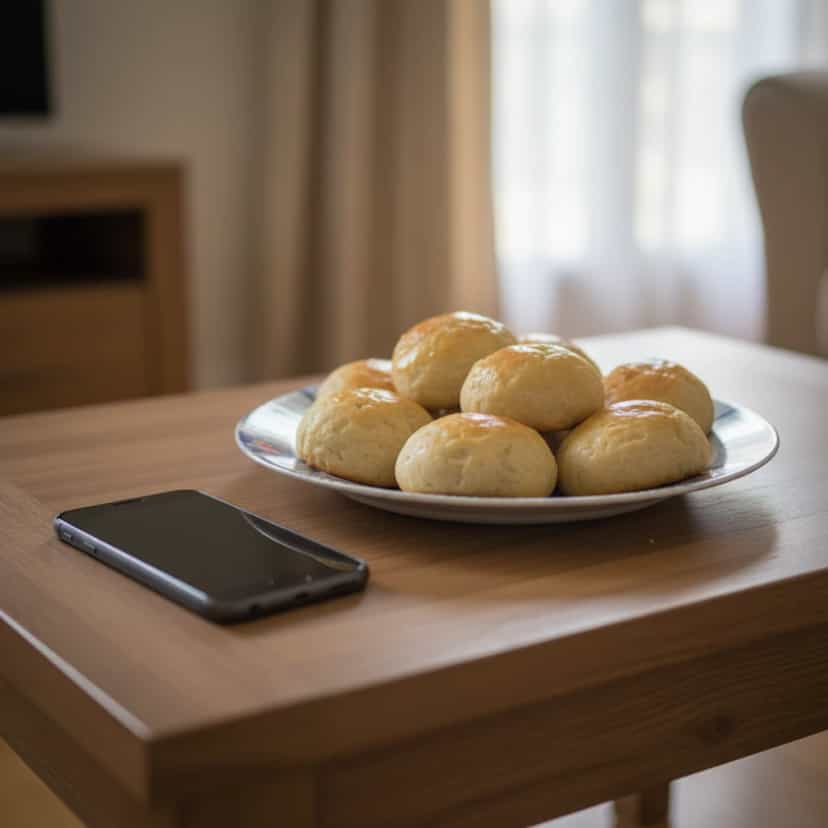 Foto deliciosa de Broinha Mineira pronta para servir - Lanches de Padaria