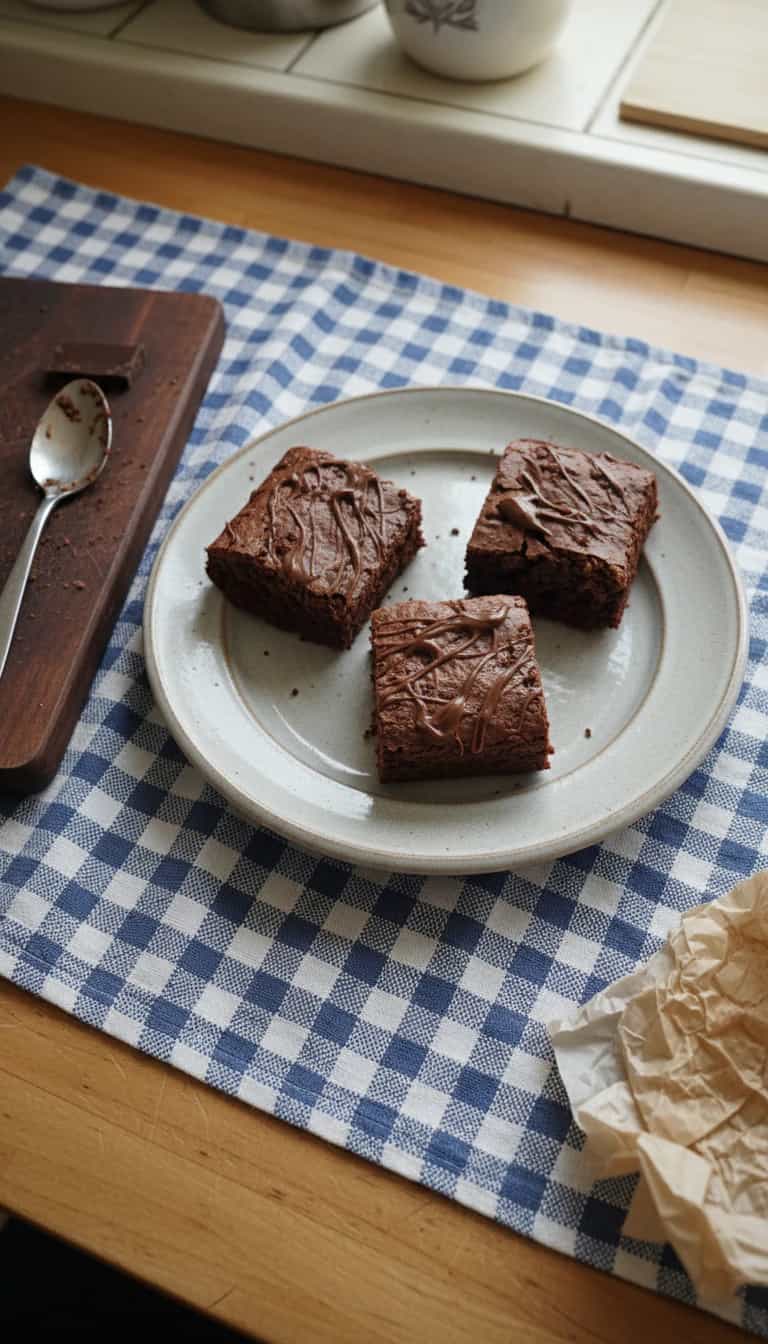 Foto deliciosa de Brownie de Cacau Fácil pronta para servir - Brownies & Cookies
