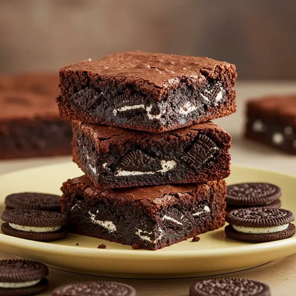 Brownie de Oreo Irresistível