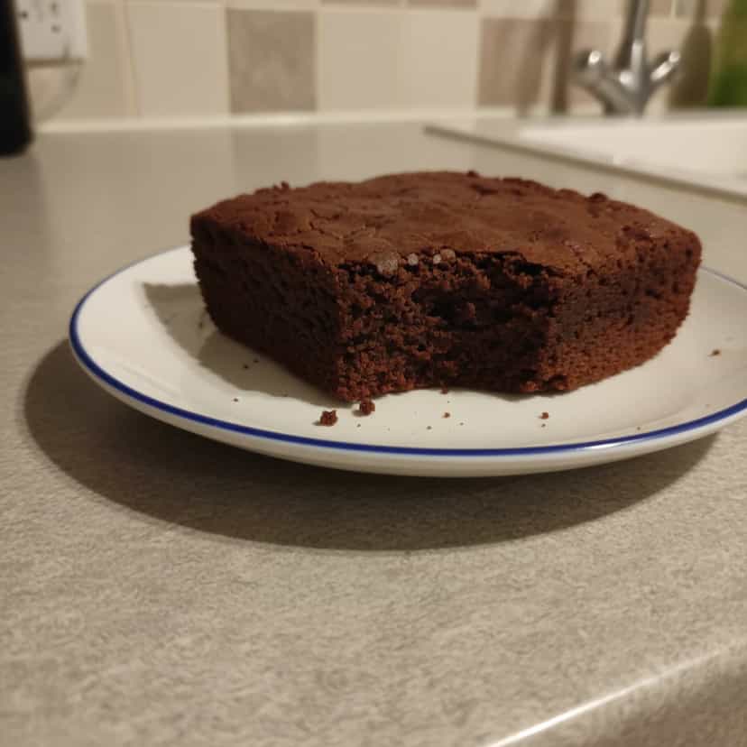 Foto deliciosa de Brownie Meio Amargo Intenso pronta para servir - Brownies & Cookies