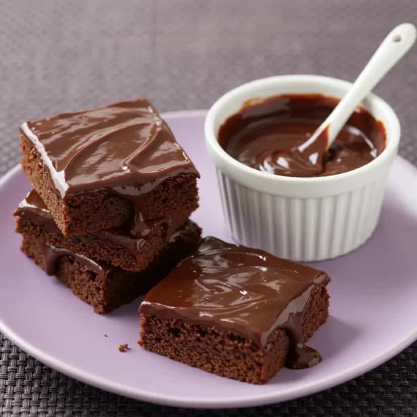 Foto deliciosa de Brownie Mocha Irresistível pronta para servir - Brownies & Cookies