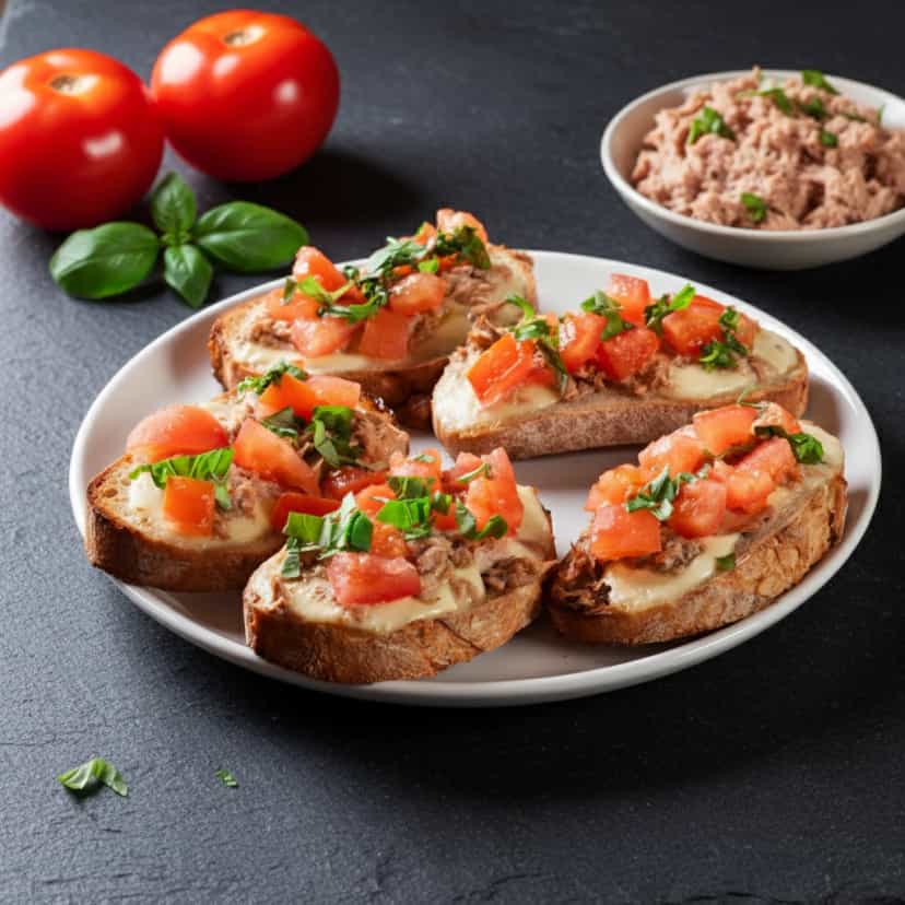 Receita de Bruschetta Caprese com Atum - Dicas e Dicas