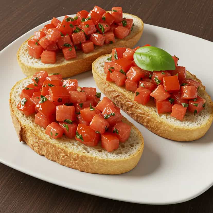 Receita de Bruschetta Napolitana Grelhada - Dicas e Dicas