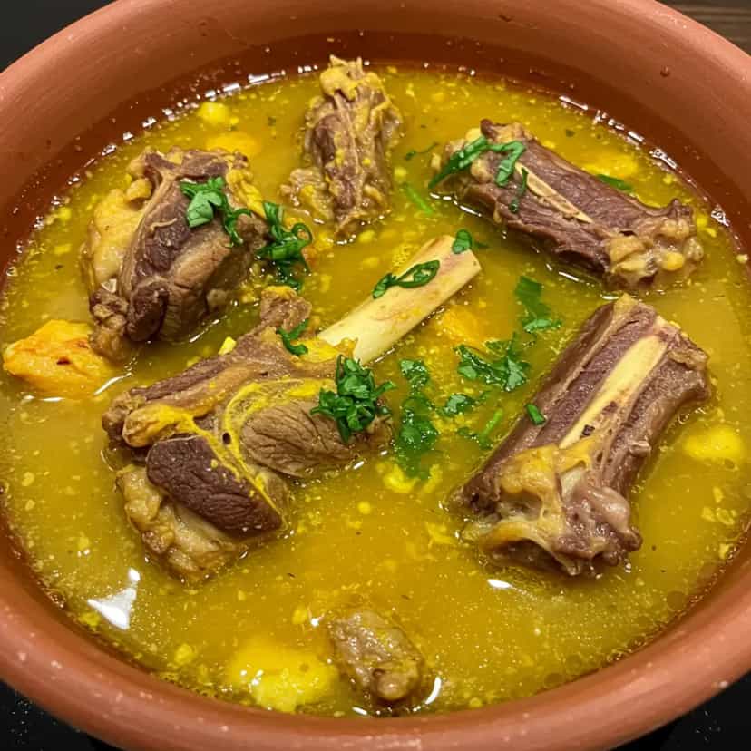 Foto deliciosa de Cabeça de Porco Assada no Tucupi pronta para servir - Carnes & Frango