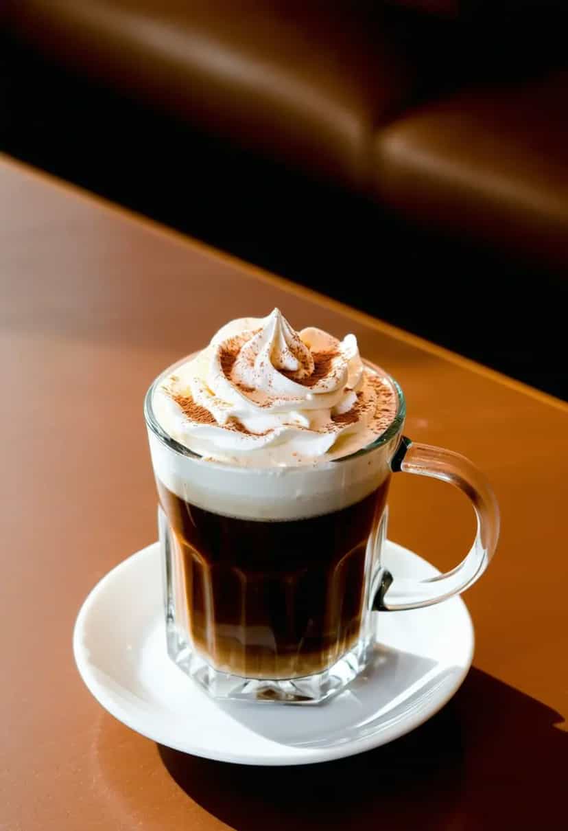Foto deliciosa de Café com Chantilly pronta para servir - Bebidas Quentes