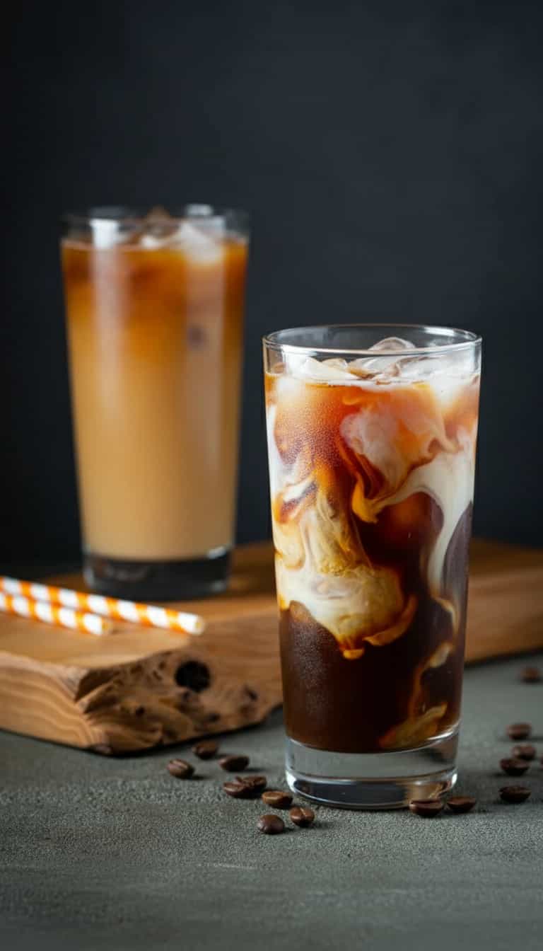Foto deliciosa de Café Gelado Cremoso pronta para servir - Milkshakes