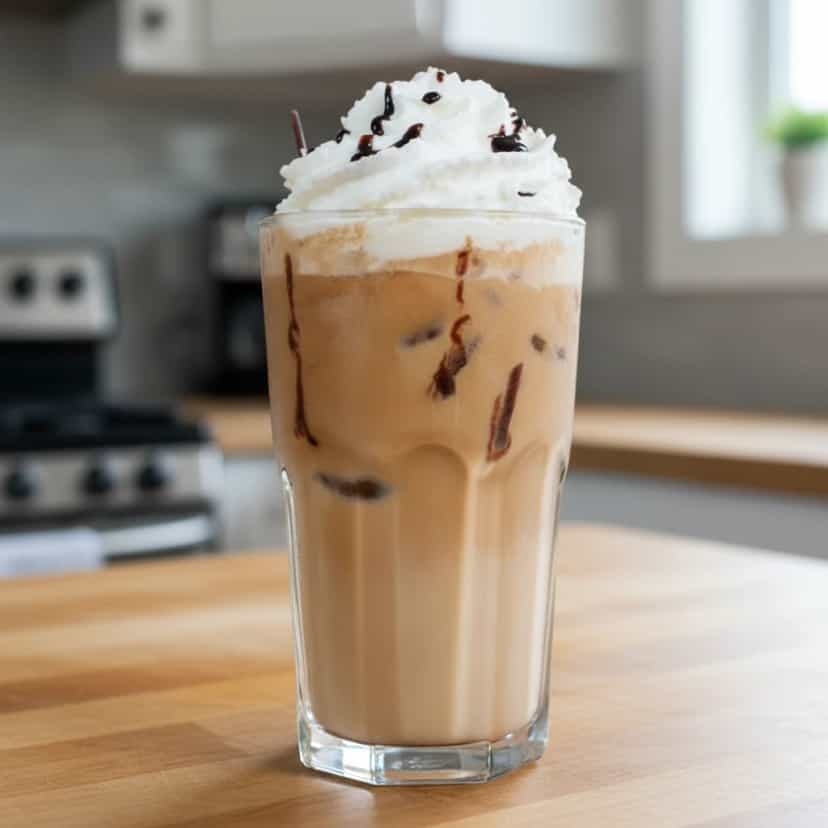 Foto deliciosa de Café Gelado Cremoso pronta para servir - Milkshakes