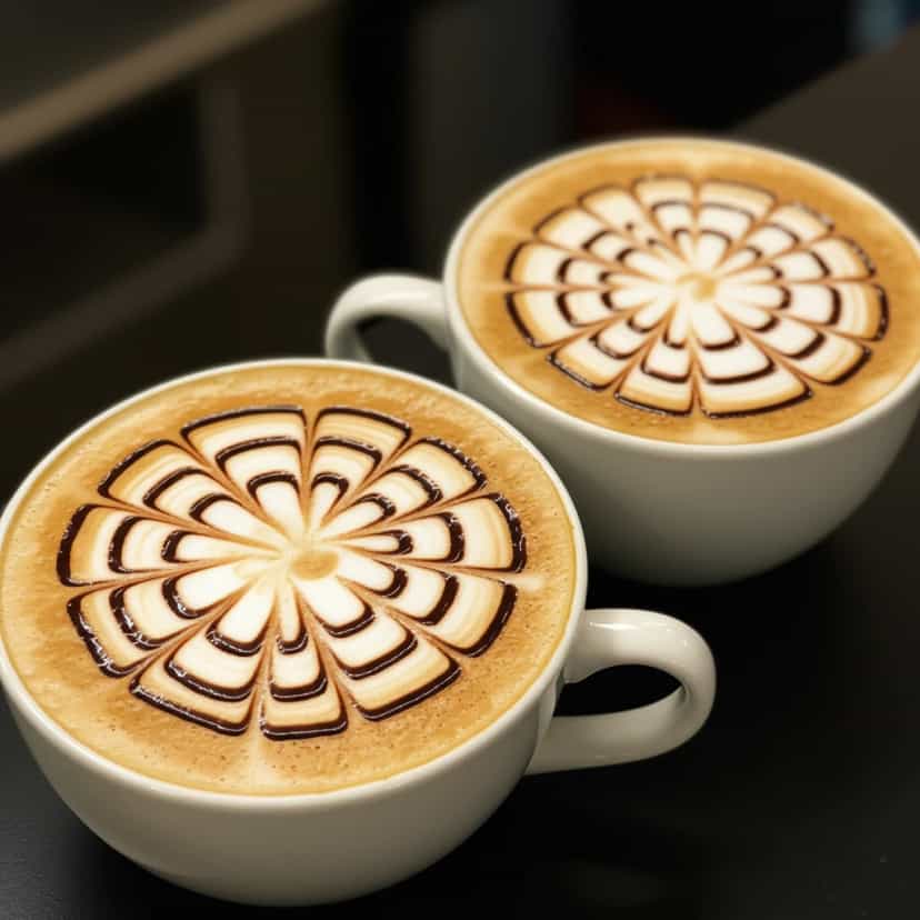 Foto deliciosa de Café Latte Caseiro pronta para servir - Bebidas Quentes