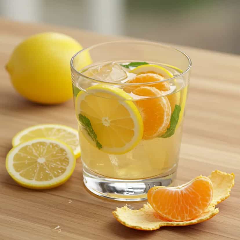 Foto deliciosa de Caipirinha de Tangerina pronta para servir - Coquetéis