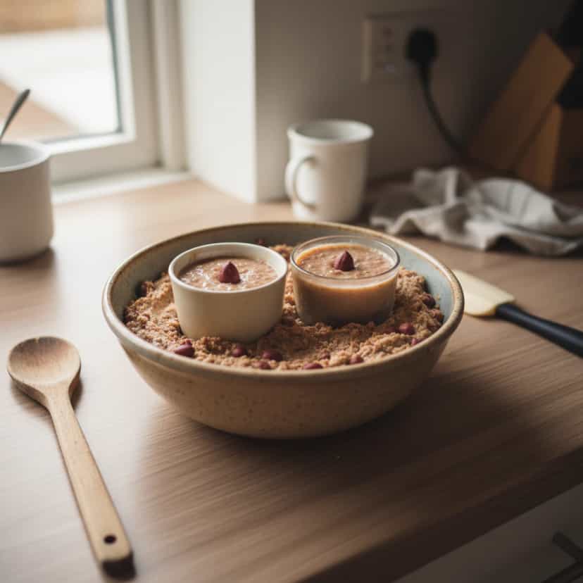 Foto deliciosa de Cajuzinho Cremoso de Colher pronta para servir - Pudins & Cremes
