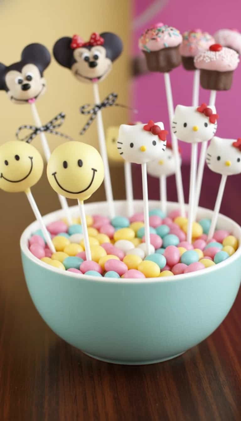 Foto deliciosa de Cake Pops de Chocolate pronta para servir - Outras Receitas