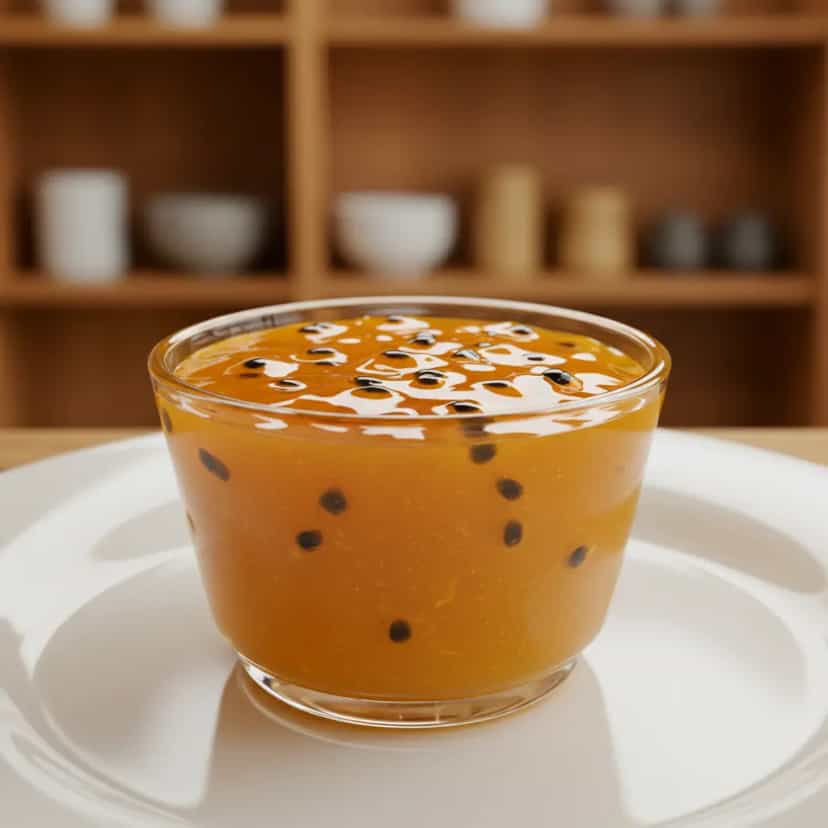 Foto deliciosa de Calda de maracujá pronta para servir - Outras Receitas