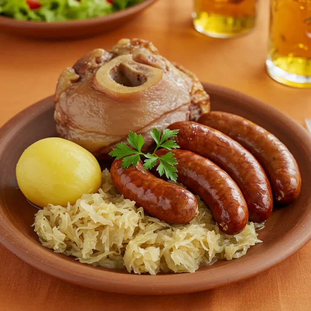 Caldeirão de Carnes e Chucrute