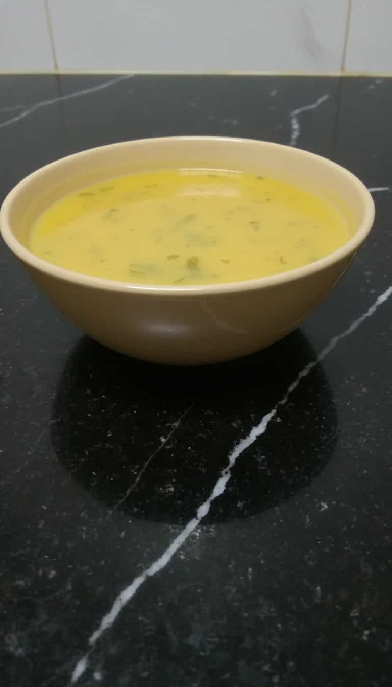 Foto deliciosa de Caldo Cremoso de Mandioquinha pronta para servir - Sopas & Caldos