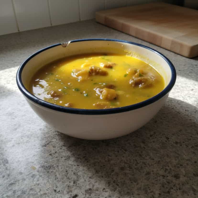 Foto deliciosa de Caldo Verde Cremoso pronta para servir - Sopas & Caldos