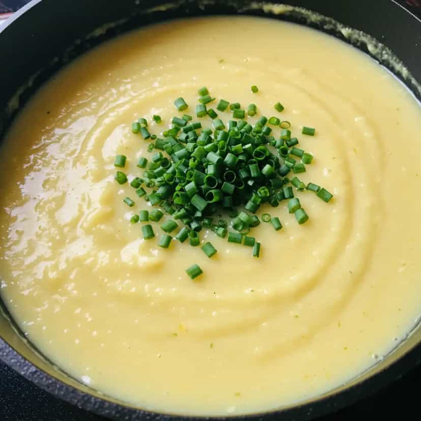 Foto deliciosa de Caldo Verde Cremoso pronta para servir - Sopas & Caldos