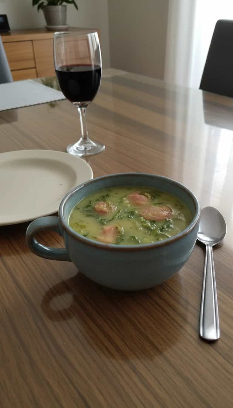 Foto deliciosa de Caldo Verde sem Batata pronta para servir - Sopas & Caldos