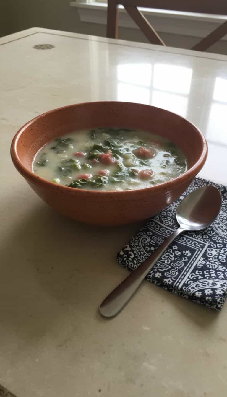Foto deliciosa de Caldo Verde Tradicional pronta para servir - Sopas & Caldos