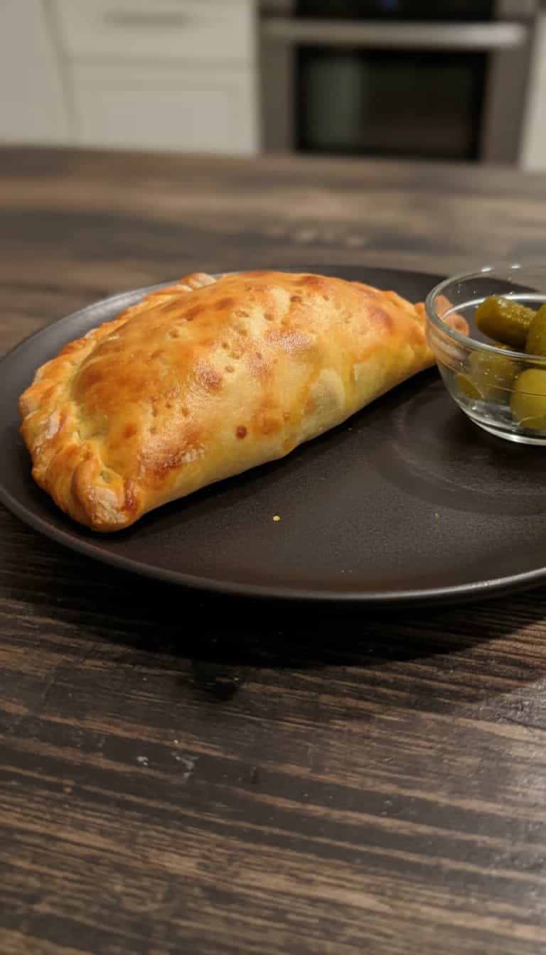 Foto deliciosa de Calzone de Ricota e Presunto pronta para servir - Outras Receitas