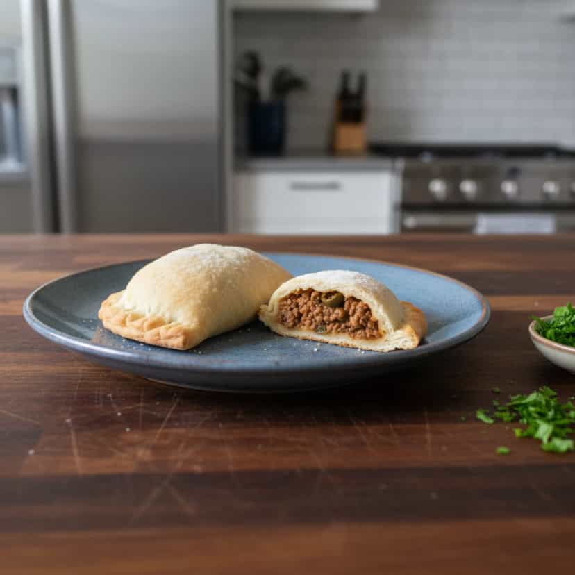 Foto deliciosa de Calzone Simples (sem ovos) pronta para servir - Outras Receitas