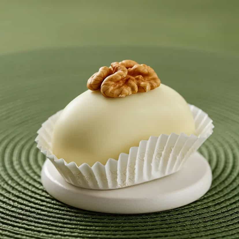 Foto deliciosa de Camafeus de Chocolate Branco com Nozes pronta para servir - Outras Receitas