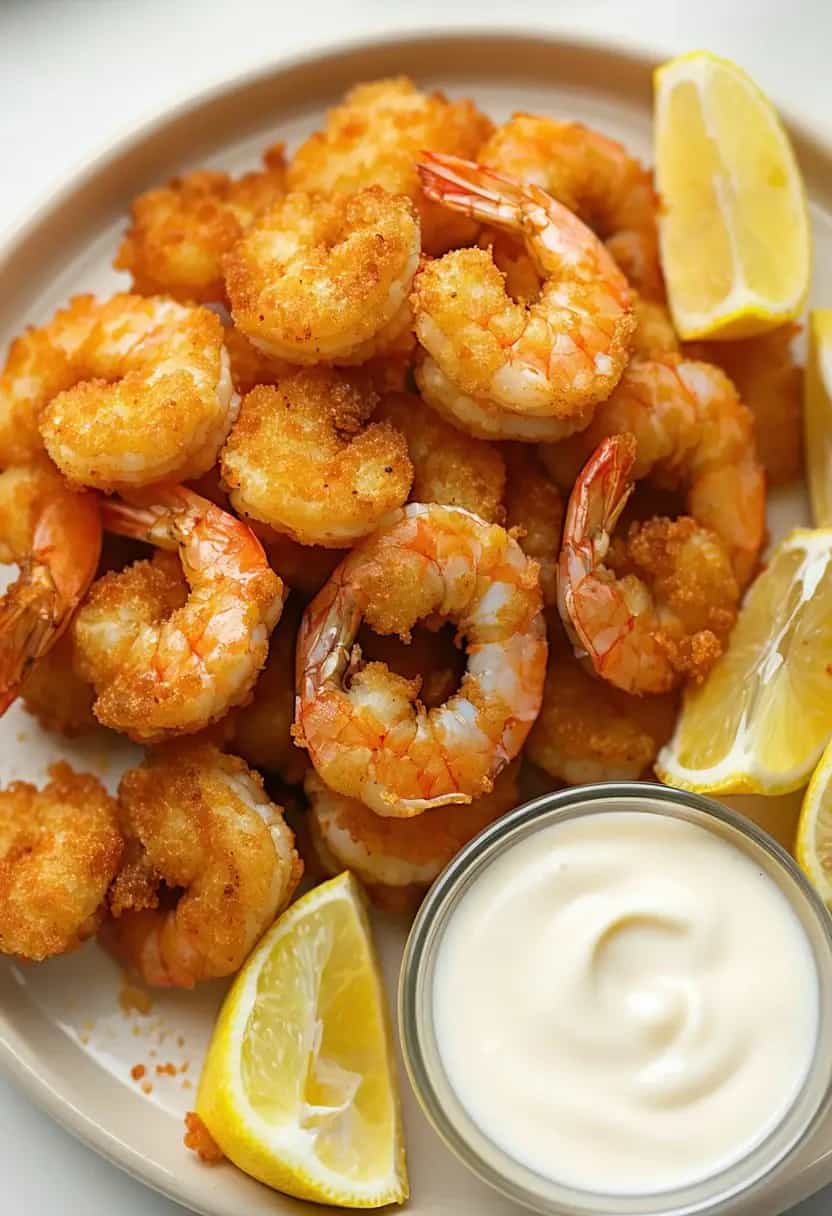 Camarão a Milanesa Crocante