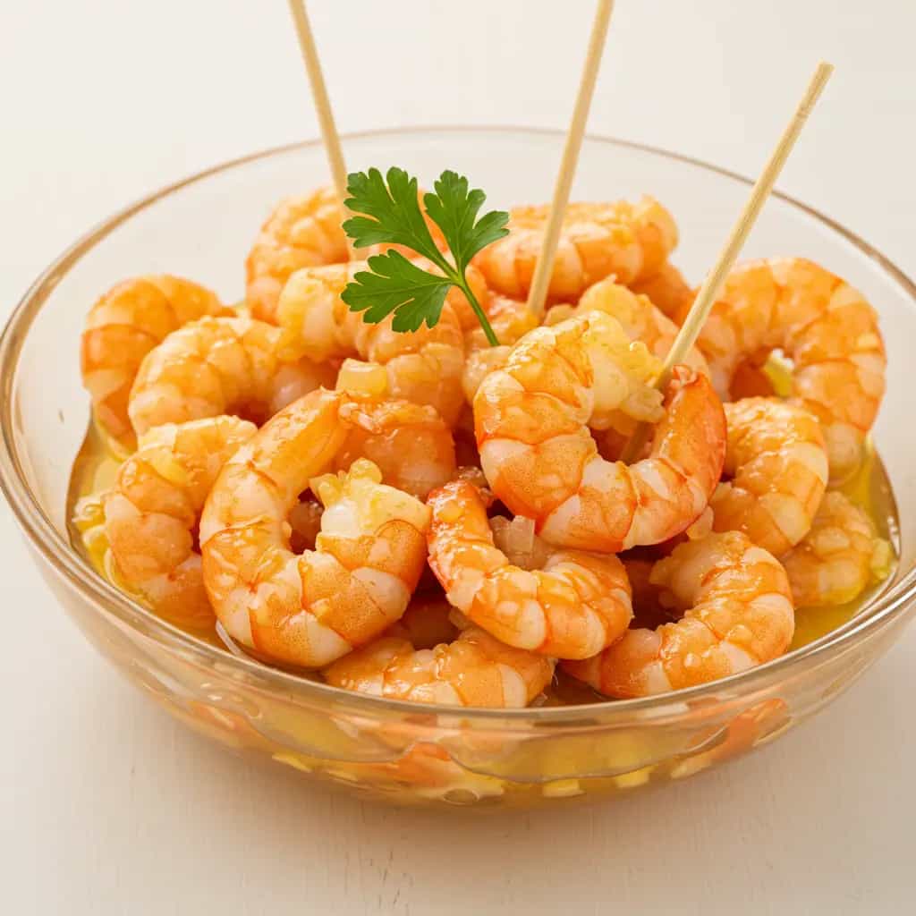 Camarões ao Alho e Azeite