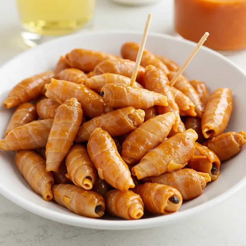 Foto deliciosa de Camarões ao Alho e Óleo (Tira-gosto) pronta para servir - Salgadinhos