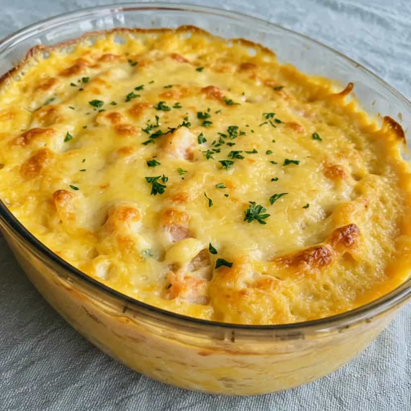 Foto deliciosa de Camarões ao Catupiry pronta para servir - Peixes & Frutos do Mar