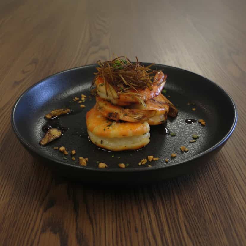 Foto deliciosa de Camarões ao Vinho do Porto pronta para servir - Outras Receitas