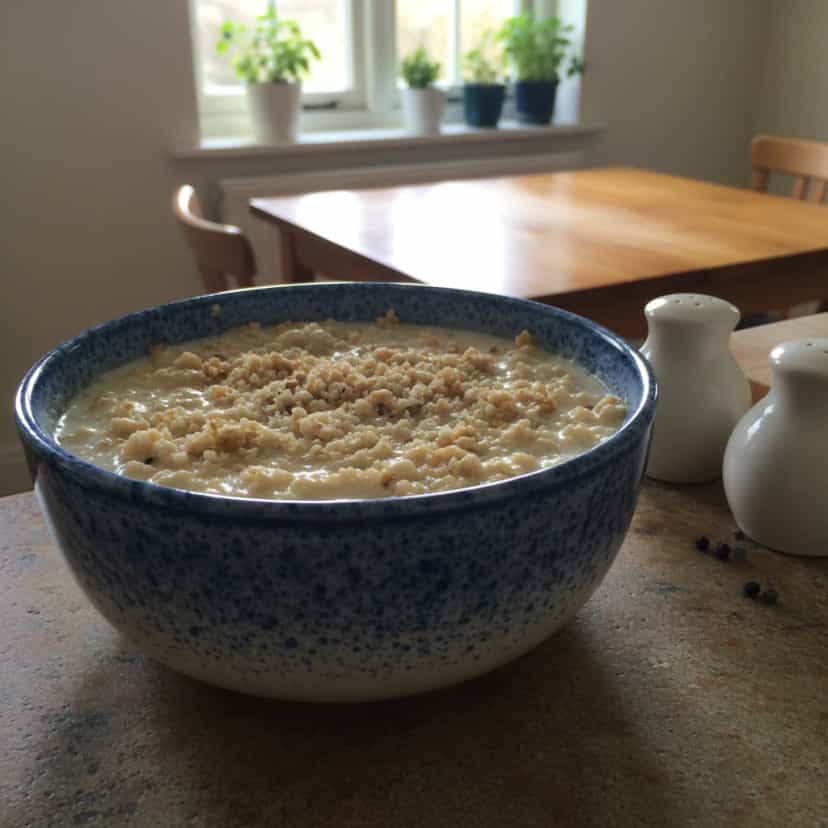 Foto deliciosa de Canjica Cremosa Caipira pronta para servir - Pudins & Cremes