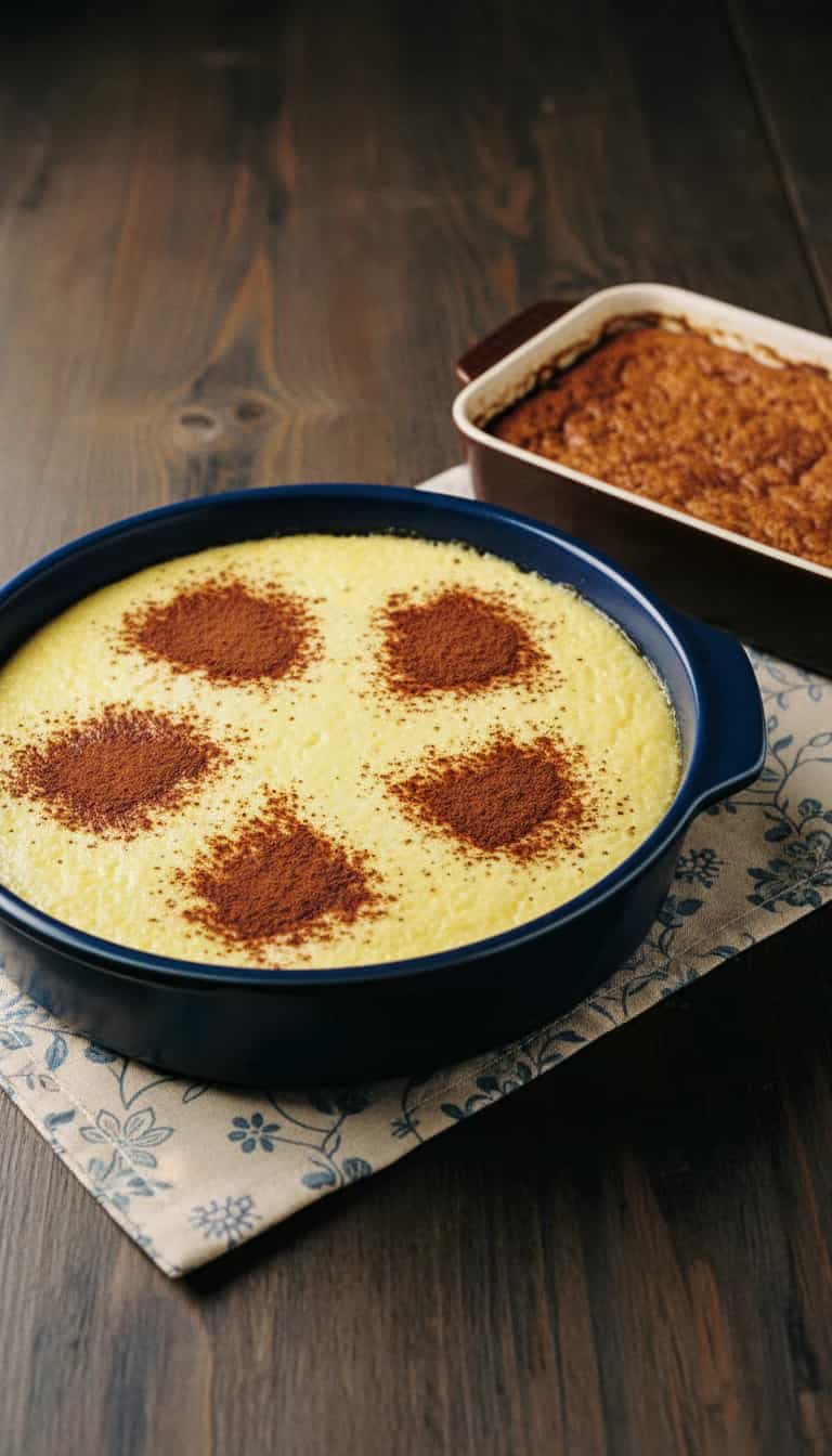 Foto deliciosa de Canjica Cremosa com Amendoim Torrado pronta para servir - Pudins & Cremes