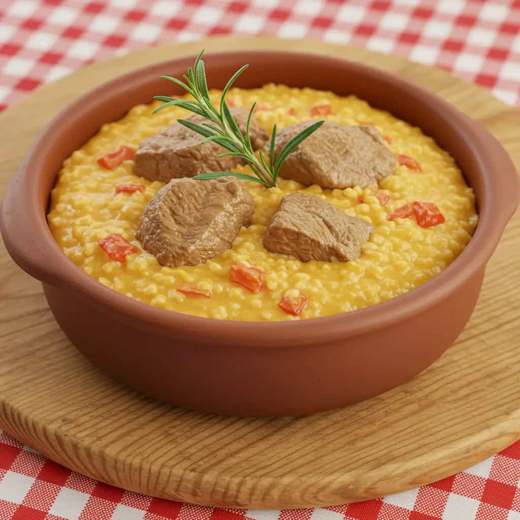 Canjiquinha com Carne Moída