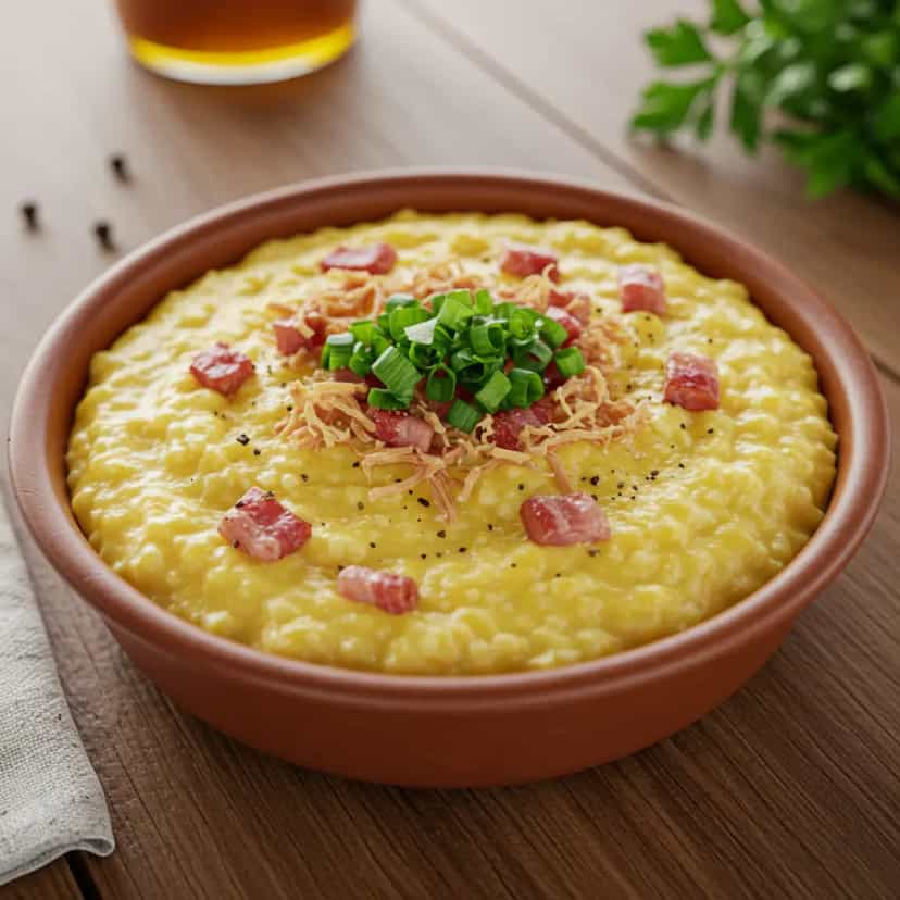 Foto deliciosa de Canjiquinha mineira pronta para servir - Pratos Brasileiros Icônicos