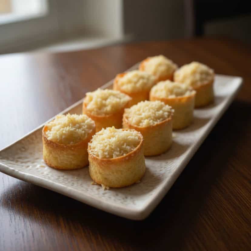 Foto deliciosa de Canudinhos de Polvilho pronta para servir - Snacks Assados