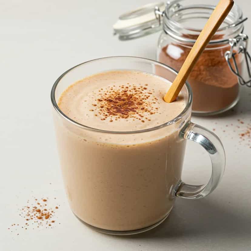 Foto deliciosa de Cappuccino Cremoso de Chocolate pronta para servir - Bebidas Quentes
