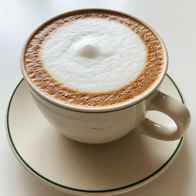 Foto deliciosa de Capuccino Cremoso Caseiro pronta para servir - Bebidas Quentes