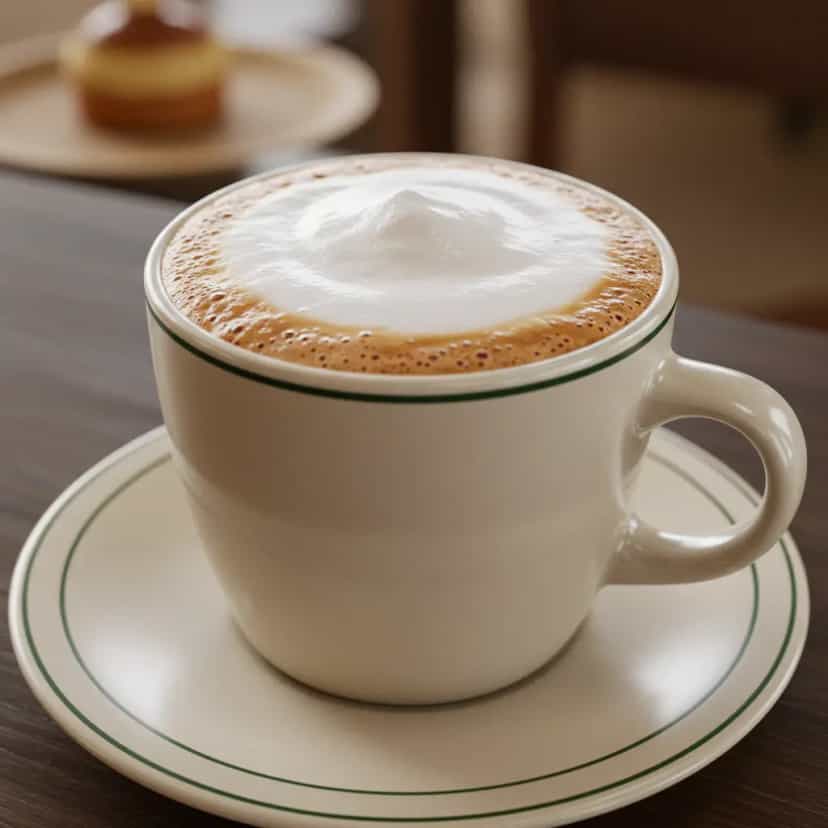 Foto deliciosa de Capuccino Cremoso Caseiro pronta para servir - Bebidas Quentes