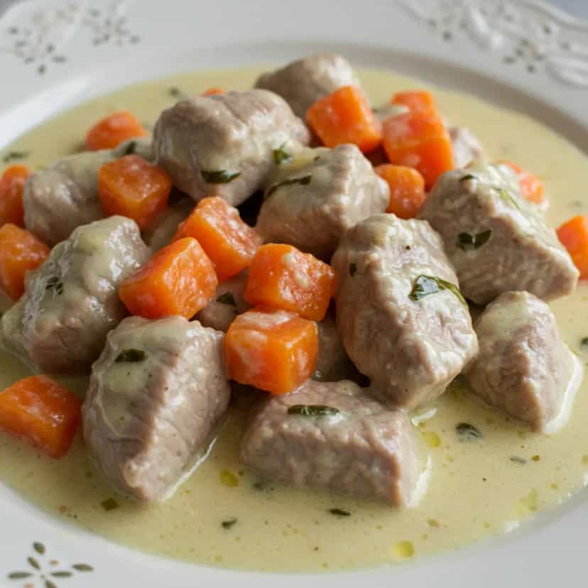 Foto deliciosa de Carne ao Molho de Vinho Tinto pronta para servir - Carnes & Frango