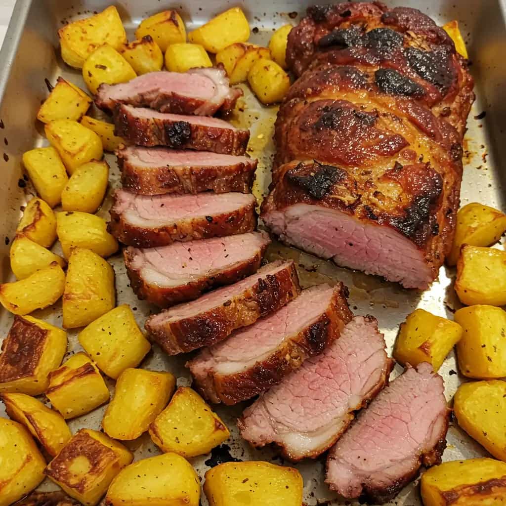 Carne Assada com Mandioca