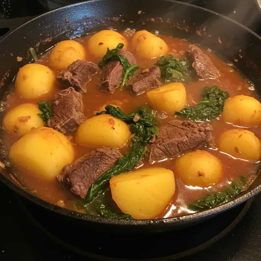 Carne de Panela com Agrião