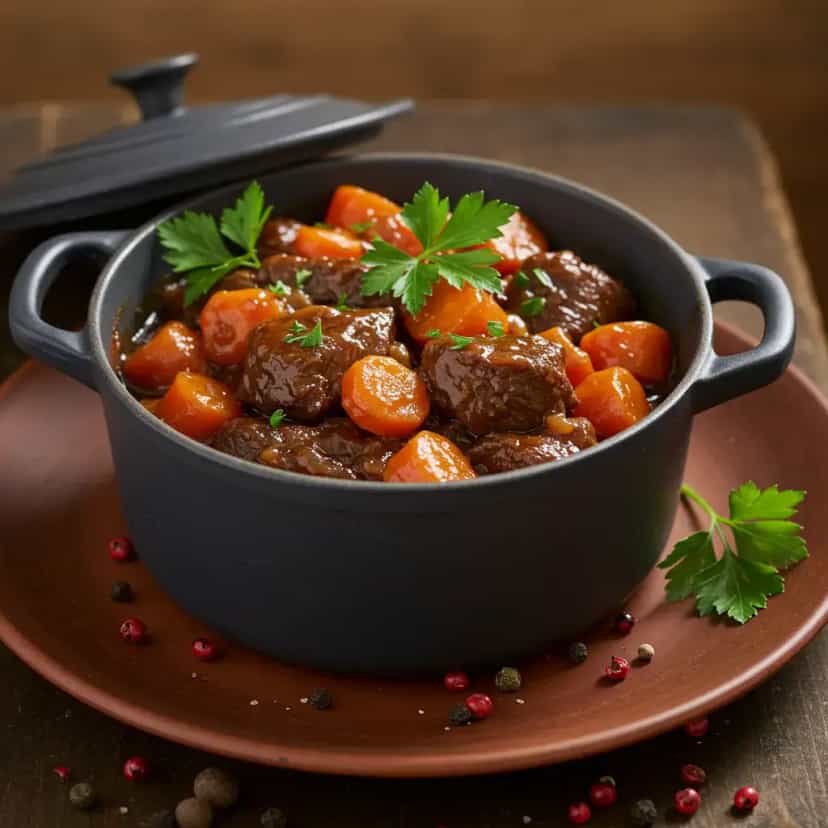 Foto deliciosa de Carne de Panela Macia e Deliciosa pronta para servir - Carnes & Frango